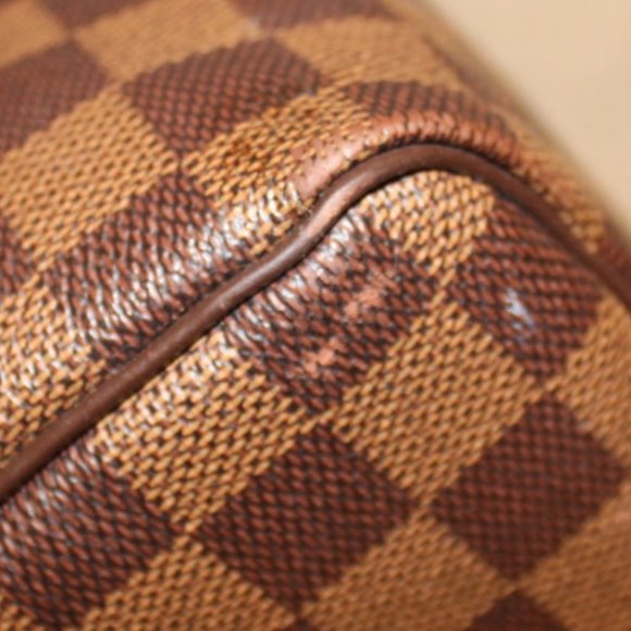 Louis Vuitton Brown Checkered Satchel - Picture 12 of 16